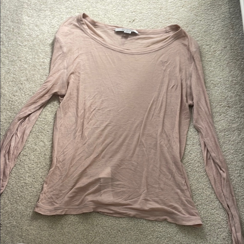 All Saints Women's Long Sleeve Top - Pink